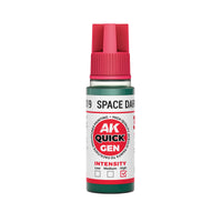 AK-Interactive: Quick Gen Acrylic Contrast - SPACE DARK GREEN 18 ml