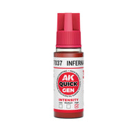 AK-Interactive: Quick Gen Acrylic Contrast - INFERNAL RED 18ml