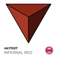 AK-Interactive: Quick Gen Acrylic Contrast - INFERNAL RED 18ml