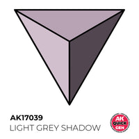 AK-Interactive: Quick Gen Acrylic Contrast - LIGHT GREY SHADOW 18ml