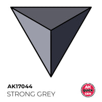 AK-Interactive: Quick Gen Acrylic Contrast - STRONG GREY 18ml