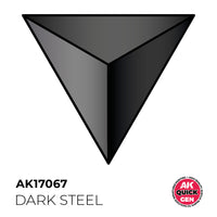 AK-Interactive: Quick Gen Acrylic Contrast - DARK STEEL 18ml