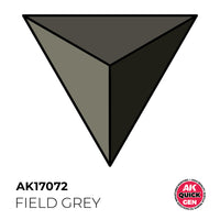AK-Interactive: Quick Gen Acrylic Contrast - FIELD GREY 18ml