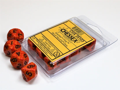 Chessex: Speckled Fire Set of Ten d10s