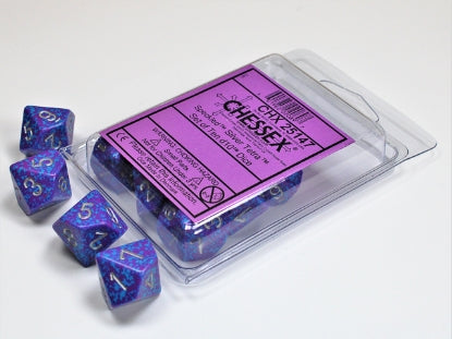 Chessex: Speckled Silver Tetra Set of Ten d10s