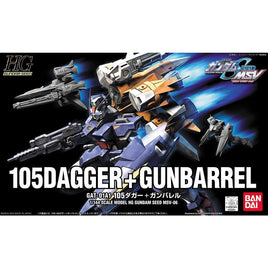 Bandai HG 1/144 SEED MSV #6 105 Dagger + GunBarrel "Gundam SEED"