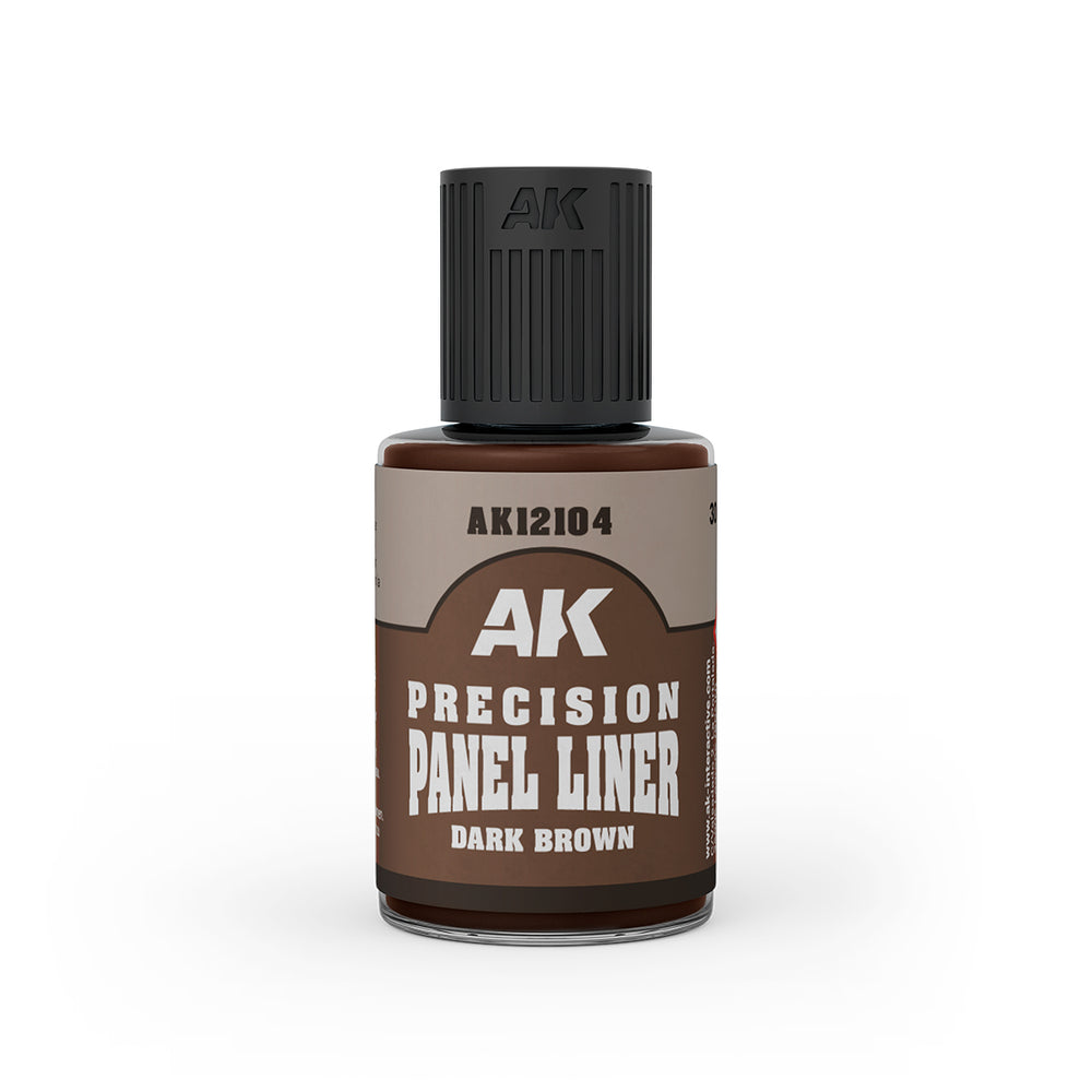 AK-Interactive: Paneliner - Dark Brown (30ml)