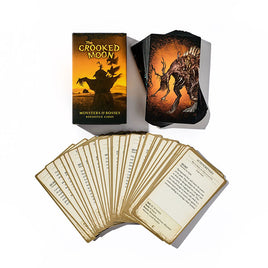 The Crooked Moon RPG: Monsters & Bosses Reference Card Deck