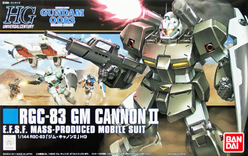 Bandai HGUC #125 1/144 GM Cannon II 