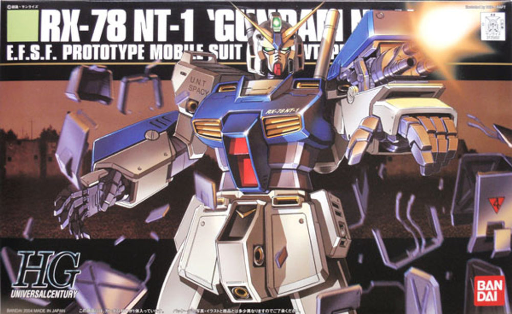 Bandai HGUC #47 1/144 RX-78NT-1 Gundam Alex 
