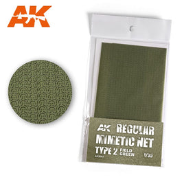 AK-Interactive: Regular Camouflage Net Type 2 Field Green