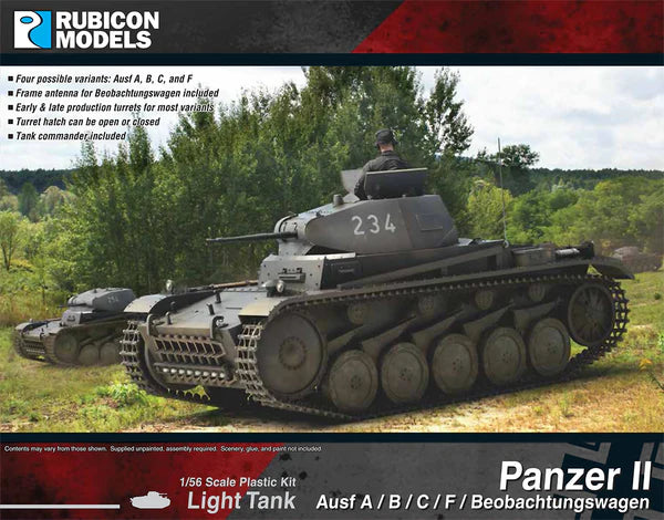 Rubicon: Panzer II Ausf A / B / C / F / Beobachtungswagen Light Tank