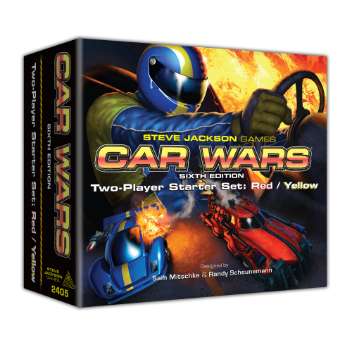 Car Wars: Two Player Starter Set Red/Yellow 6th Ed