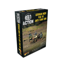 Bolt Action: German Heer PaK 40 anti-tank gun (Plastic)