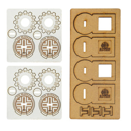 Bolt Action: MDF Unit Pin Markers - Germany