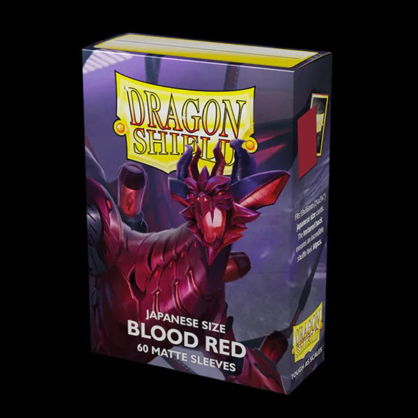 Dragon Shields: Japanese (60) Matte Blood Red 'Juusouken'