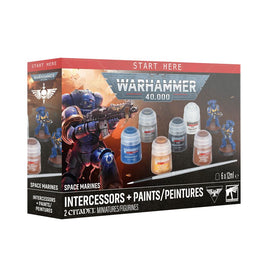 Warhammer 40k: Space Marine Intercessors + Paints