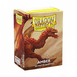 Dragon Shields: (100) Matte Amber