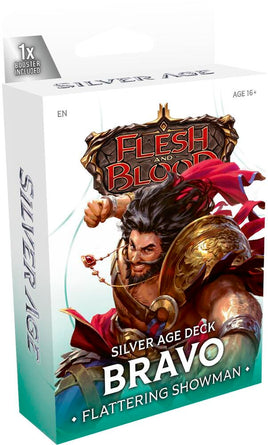 Flesh and Blood TCG: Silver Age Chapter 1 Deck - Bravo, Flattering Showman (Guardian)