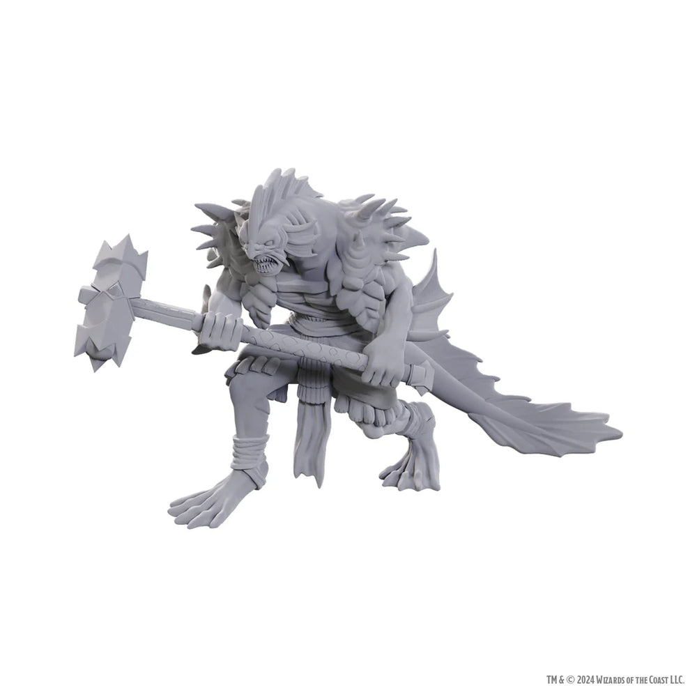 D&D Nolzur's Marvelous Unpainted Minis: W25 Sahuagin Coral Smasher
