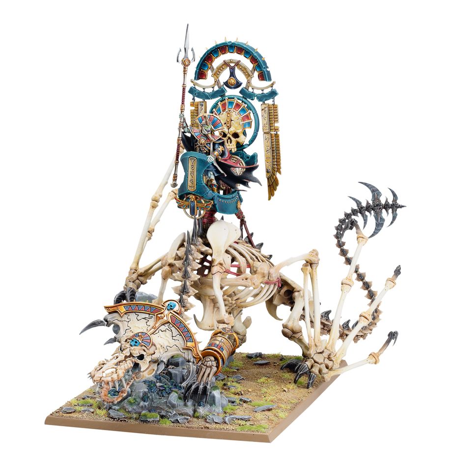 Warhammer The Old World: Tomb Kings - Tomb King On Necrolith Bone Dragon