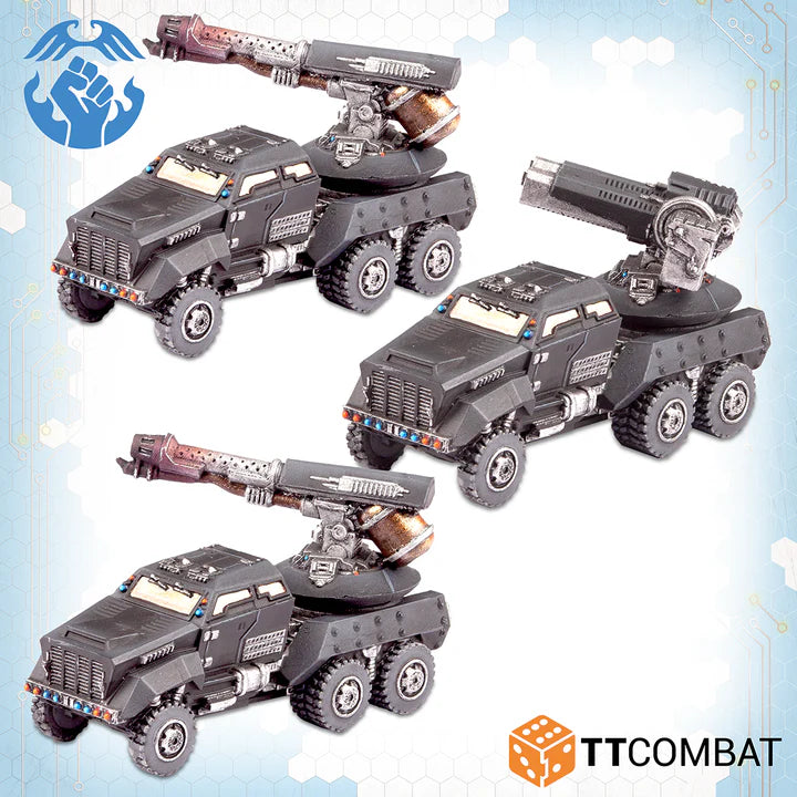 Dropzone Commander: Resistance Kalium AA Gun Wagons