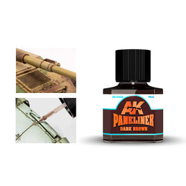 AK-Interactive: Paneliner - Dark Brown (40ml)