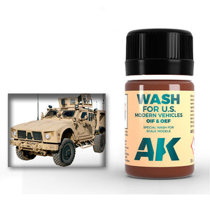 AK-Interactive: (Weathering) Wash for US Modern Vehicles