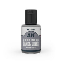 AK-Interactive: Paneliner - Light Grey (30ml)
