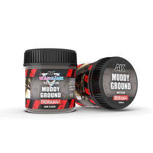 AK-Interactive: Battle Ground Terrains - Muddy Ground (100ml)