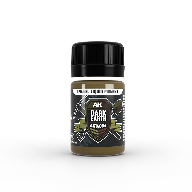 AK-Interactive: Liquid Pigment - Dark Earth - Enamel (35ml)