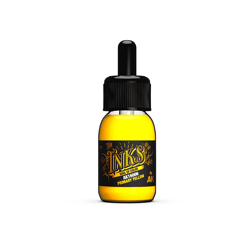 AK-Interactive: Inks - Primary Yellow (30 ml)