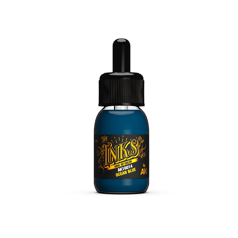 AK-Interactive: Inks - Ocean Blue (30 ml)