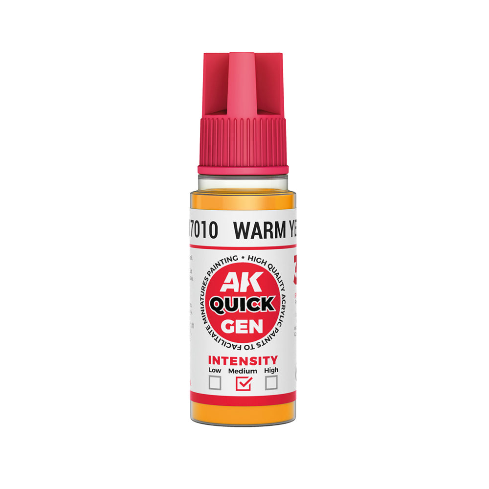 AK-Interactive: Quick Gen Acrylic Contrast - WARM YELLOW 18 ml