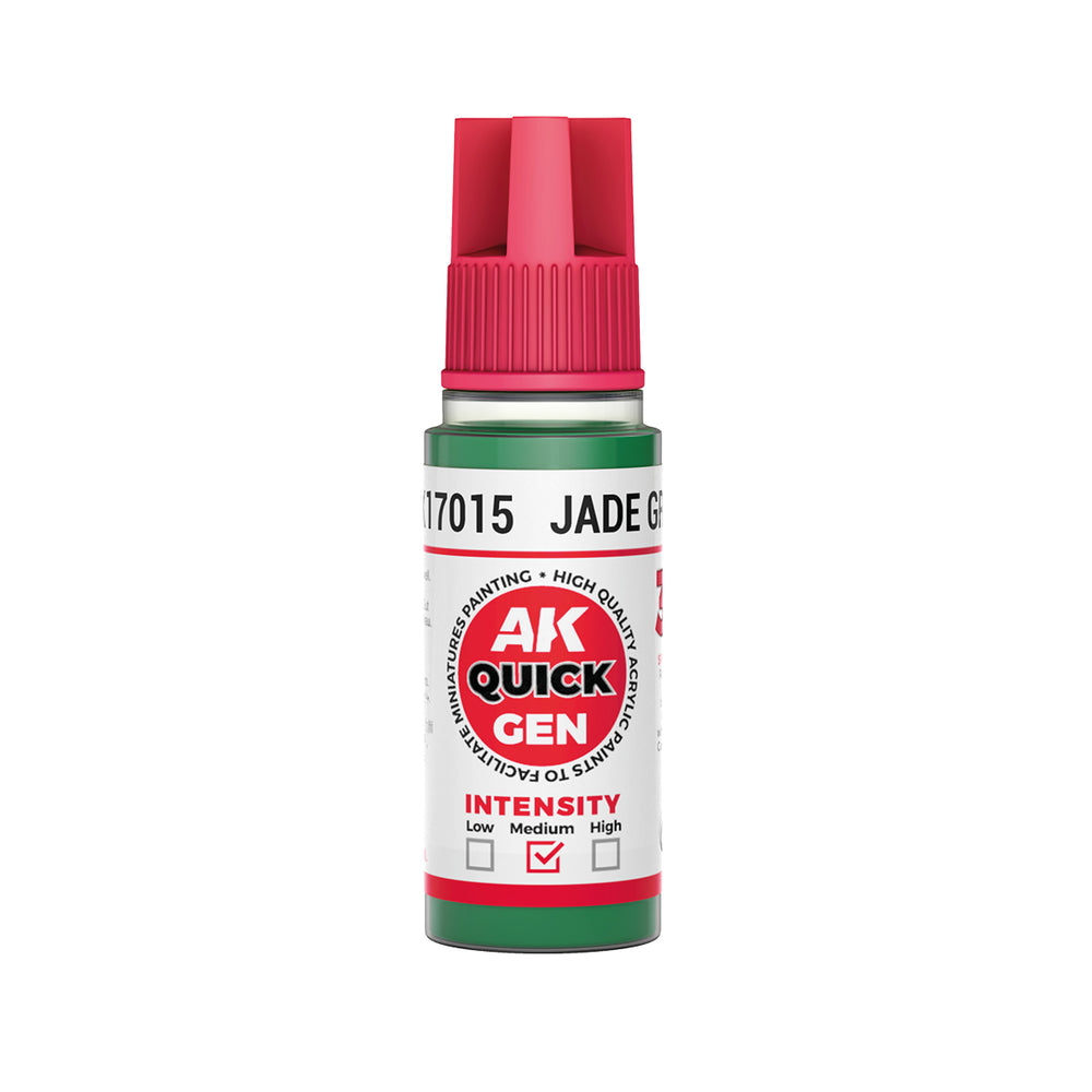AK-Interactive: Quick Gen Acrylic Contrast - JADE GREEN 18 ml