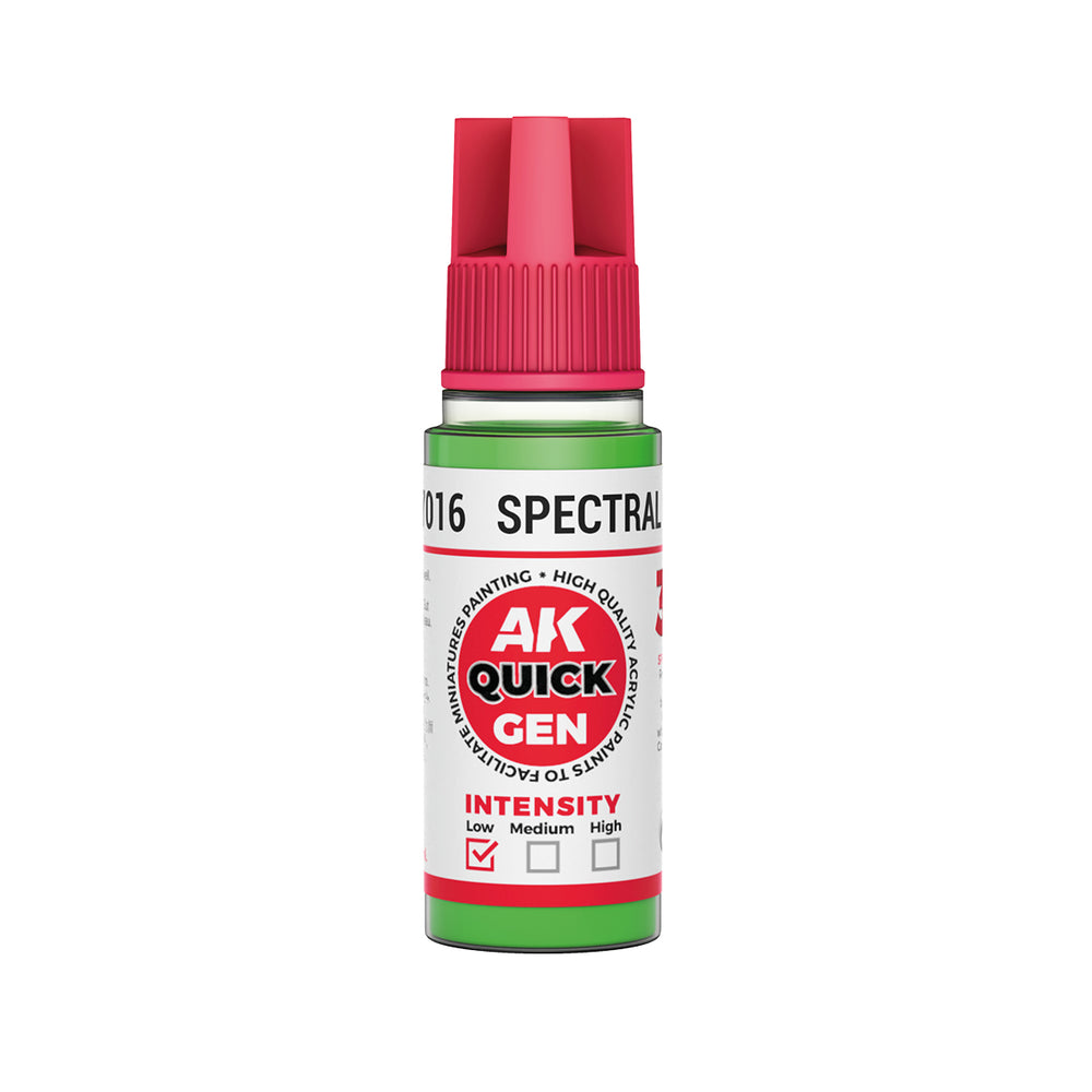 AK-Interactive: Quick Gen Acrylic Contrast - SPECTRAL GREEN 18 ml