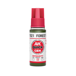 AK-Interactive: Quick Gen Acrylic Contrast - FOREST GREEN 18 ml