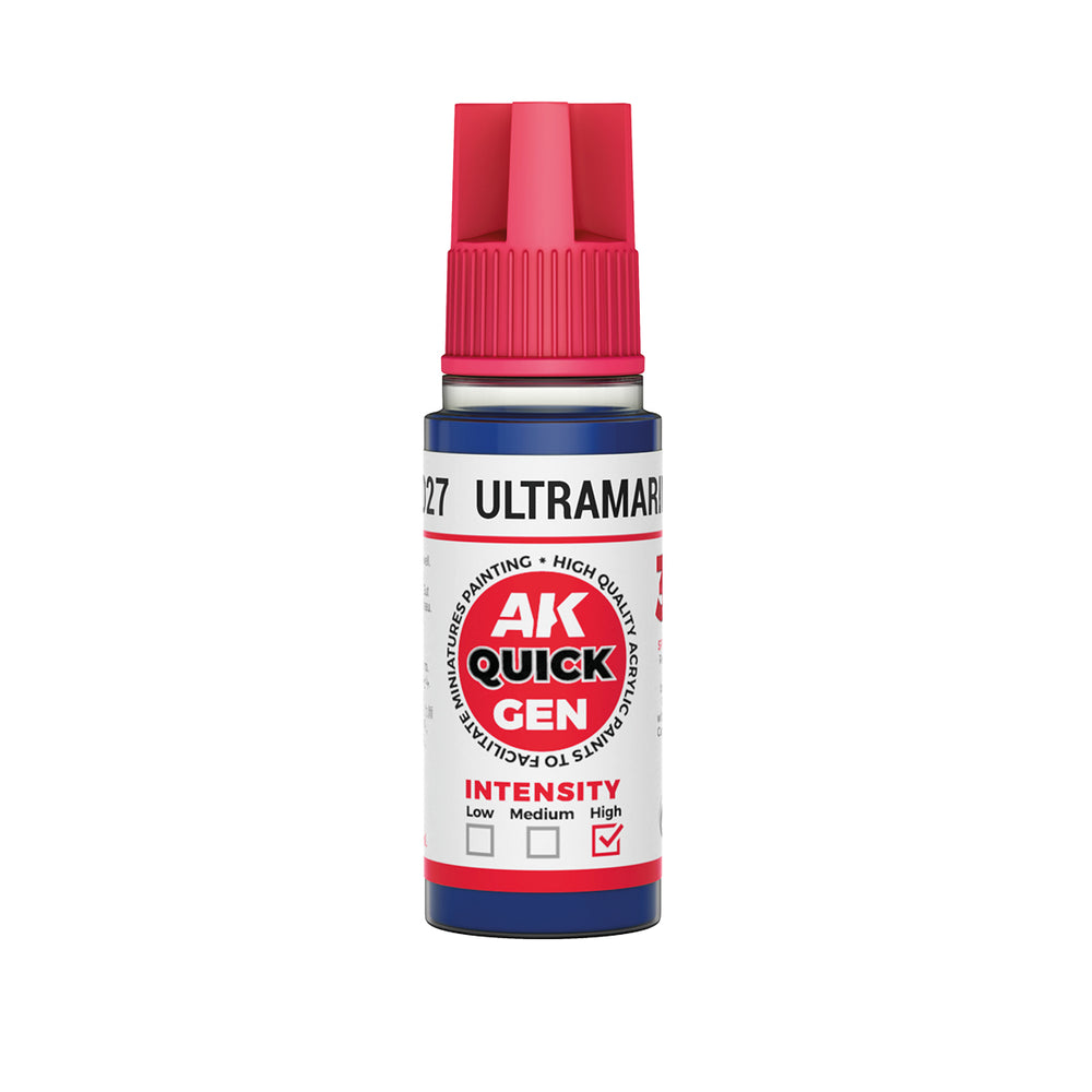 AK-Interactive: Quick Gen Acrylic Contrast - ULTRAMARINE BLUE 18 ml