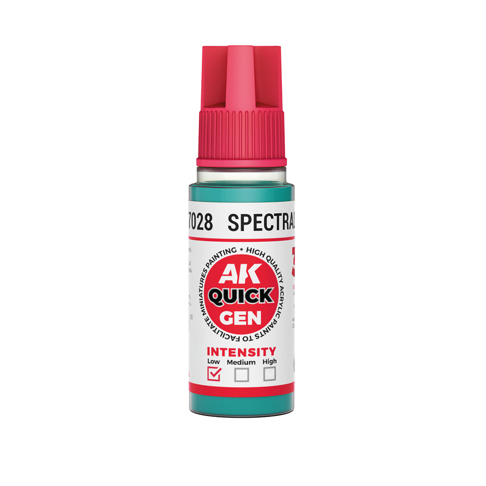 AK-Interactive: Quick Gen Acrylic Contrast - SPECTRAL BLUE 18 ml