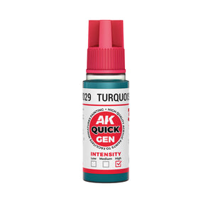 AK-Interactive: Quick Gen Acrylic Contrast - TURQUOISE BLUE 18 ml