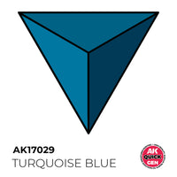 AK-Interactive: Quick Gen Acrylic Contrast - TURQUOISE BLUE 18 ml
