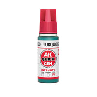 AK-Interactive: Quick Gen Acrylic Contrast - TURQUOISE GREEN 18 ml
