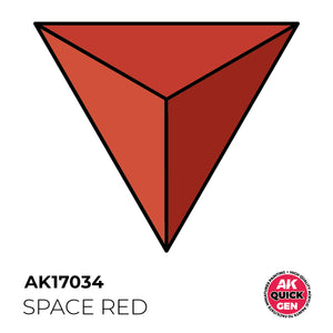 AK-Interactive: Quick Gen Acrylic Contrast - SPACE RED 18ml