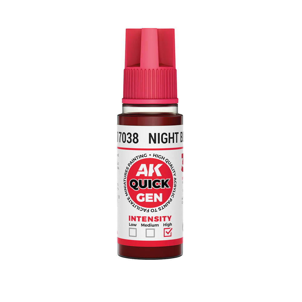 AK-Interactive: Quick Gen Acrylic Contrast - NIGHT BLOOD 18ml