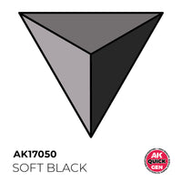 AK-Interactive: Quick Gen Acrylic Contrast - SOFT BLACK 18ml