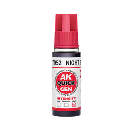 AK-Interactive: Quick Gen Acrylic Contrast - NIGHT BLACK 18ml