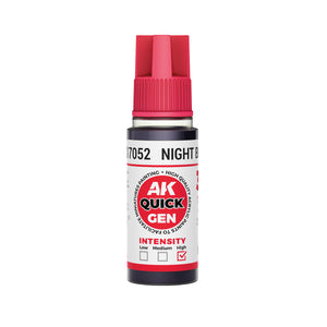 AK-Interactive: Quick Gen Acrylic Contrast - NIGHT BLACK 18ml