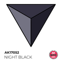 AK-Interactive: Quick Gen Acrylic Contrast - NIGHT BLACK 18ml

