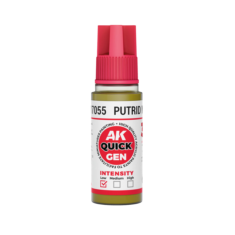 AK-Interactive: Quick Gen Acrylic Contrast - PUTRID WHITE 18ml