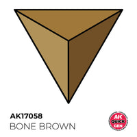 AK-Interactive: Quick Gen Acrylic Contrast - BONE BROWN 18ml